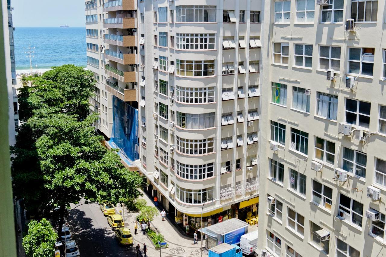 Vista Lateral Mar Copacabana Rio de Janeiro Ngoại thất bức ảnh