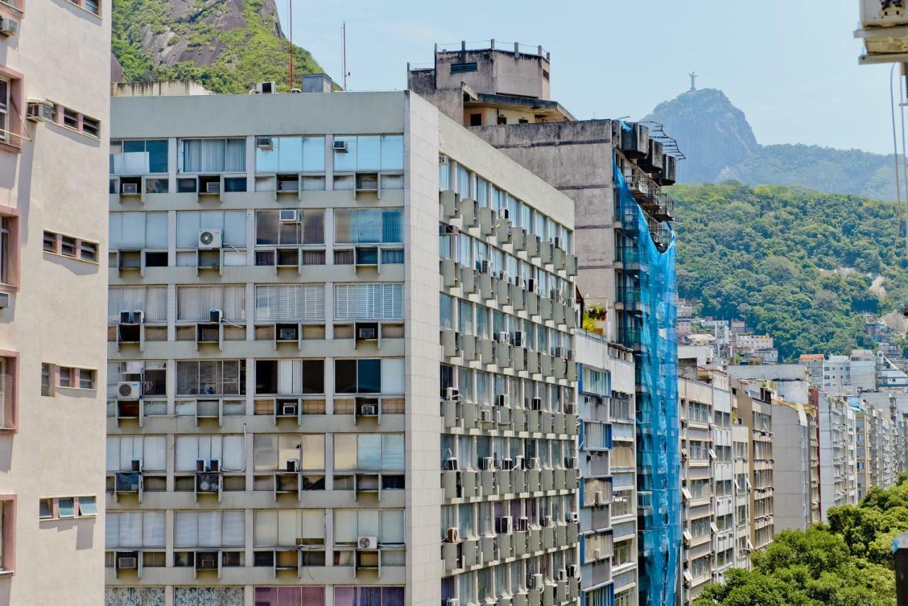 Vista Lateral Mar Copacabana Rio de Janeiro Ngoại thất bức ảnh